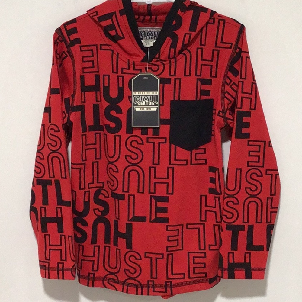 New Premium Outfitters‎ Civil Sextor Hoodie Shirt, Size 6